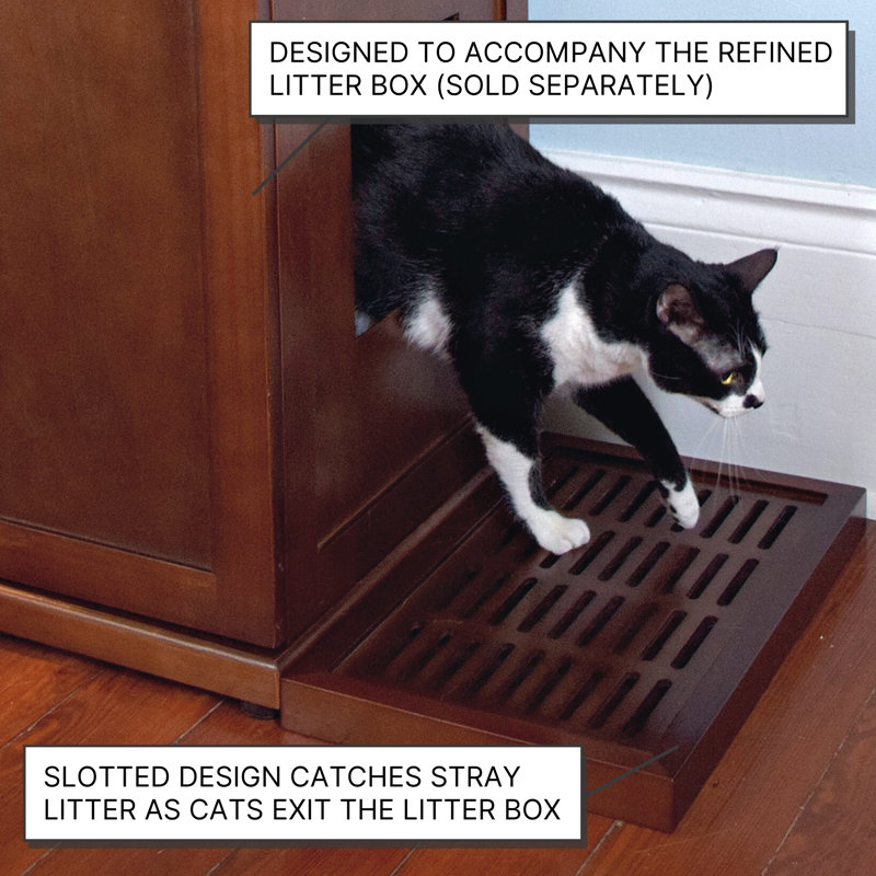 Litter Catch for the Refined Litter Box Enclosure Espresso